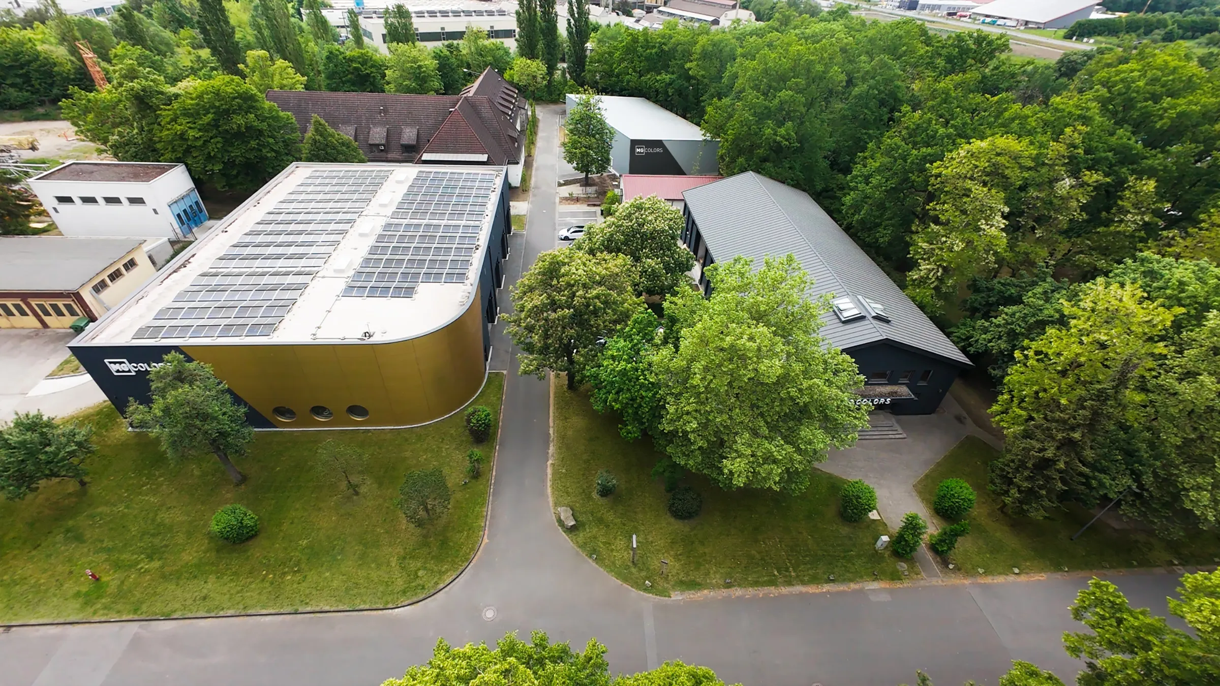 Firmengelände von MG Colors